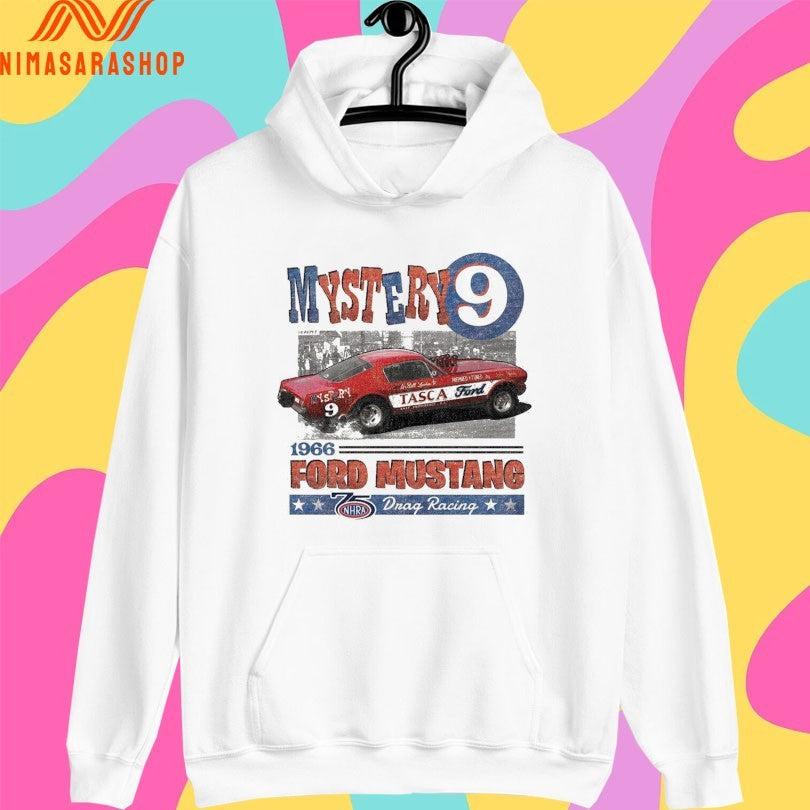 Mystery 9 1966 Ford Mustang 75 Drag Racing Shirts