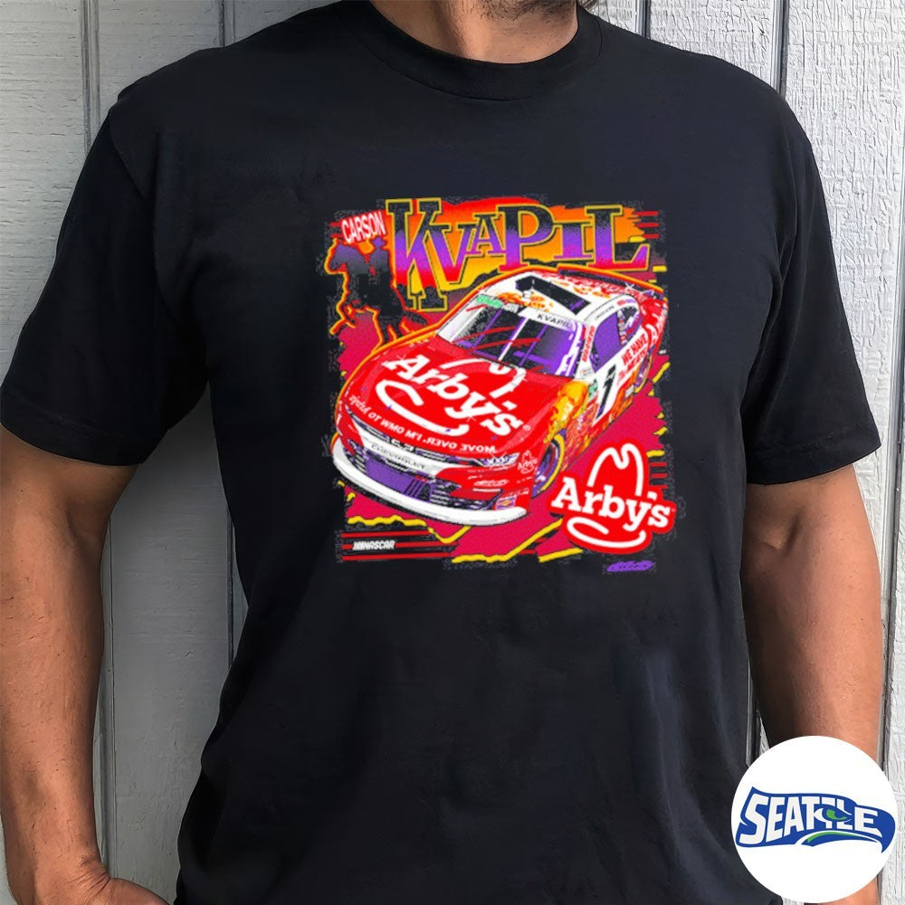 NASCAR Carson Kvapil #1 Arby’s Black shirt