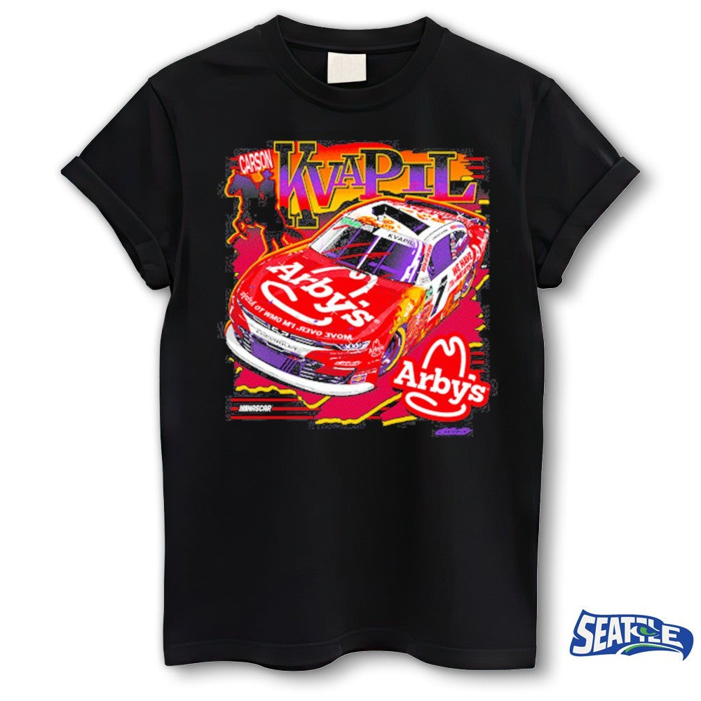 NASCAR Carson Kvapil #1 Arby’s Black shirt