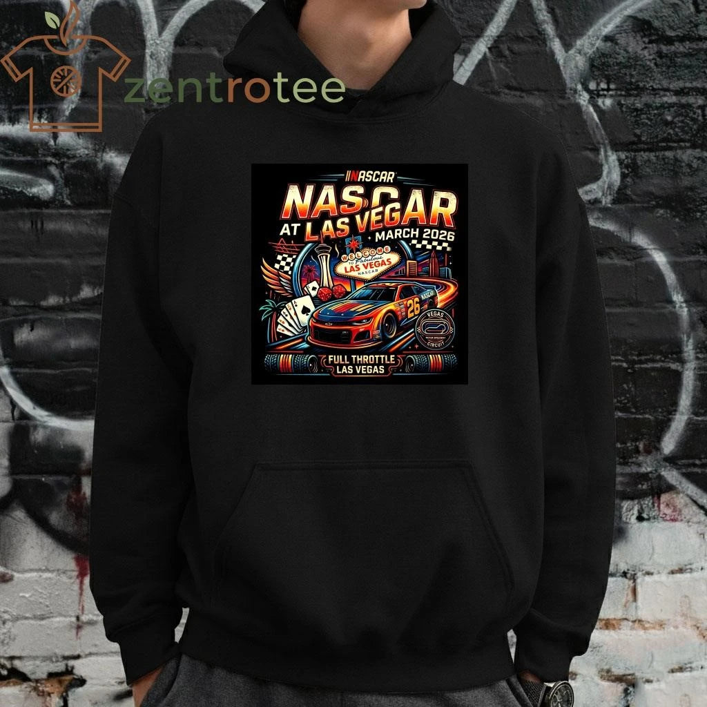 NASCAR Las Vegas March 2026 T-Shirt – Limited Edition Neon Speedway  Nkctees