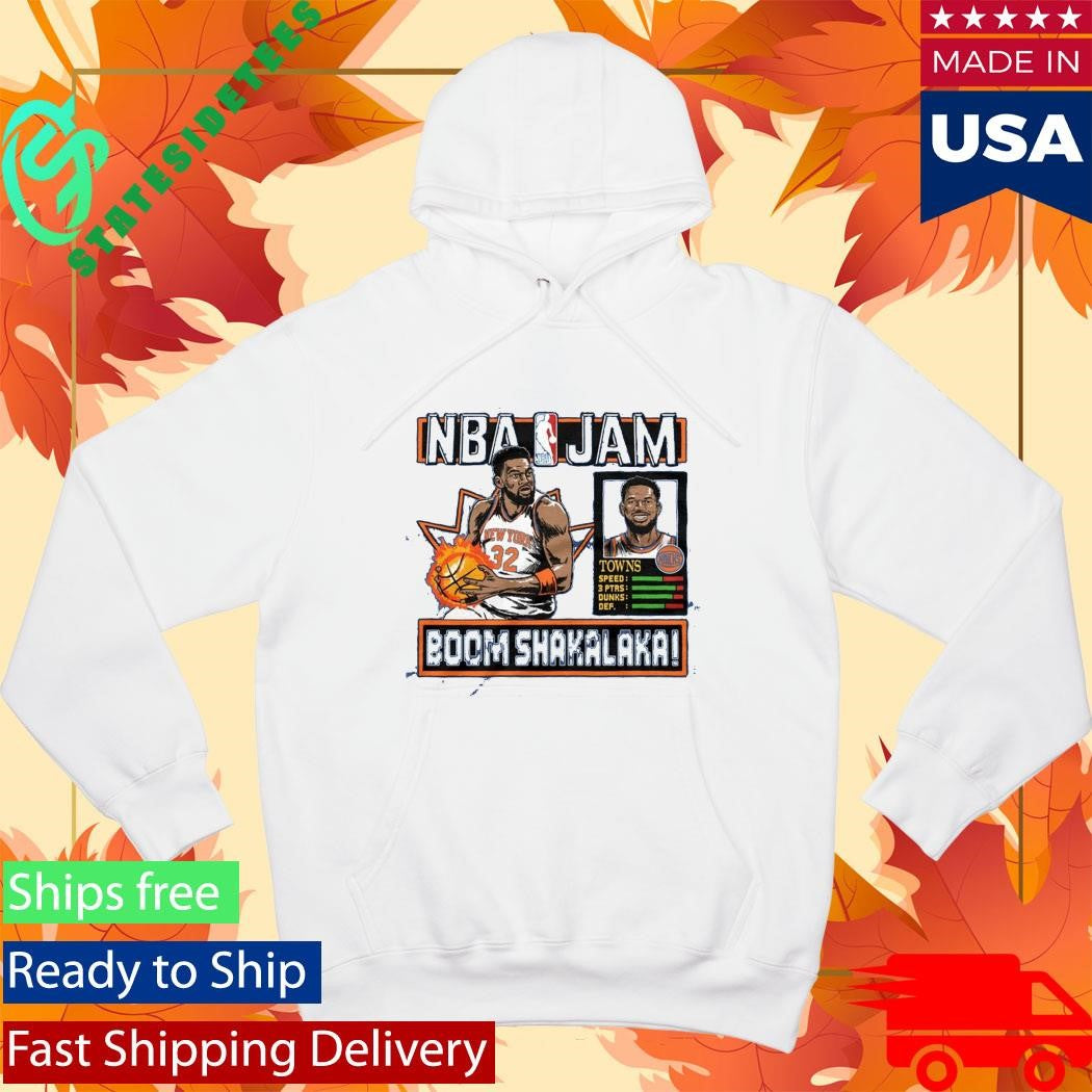 NBA Jam Knicks Karl-Anthony Towns Boom Shakalaka Shirt