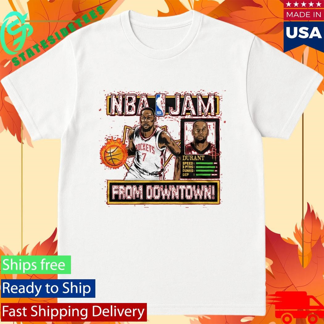 NBA Jam Rockets Kevin Durant From Downtown Shirt