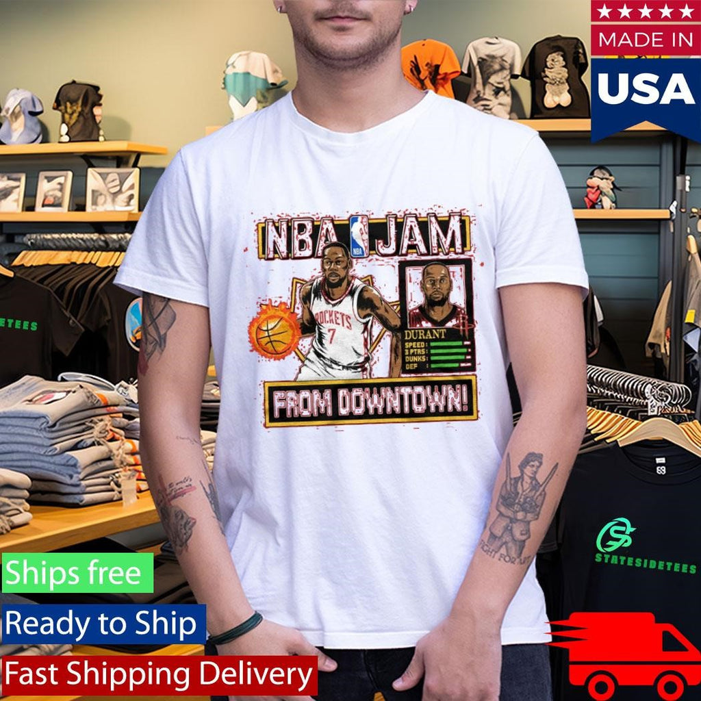 NBA Jam Rockets Kevin Durant From Downtown Shirt