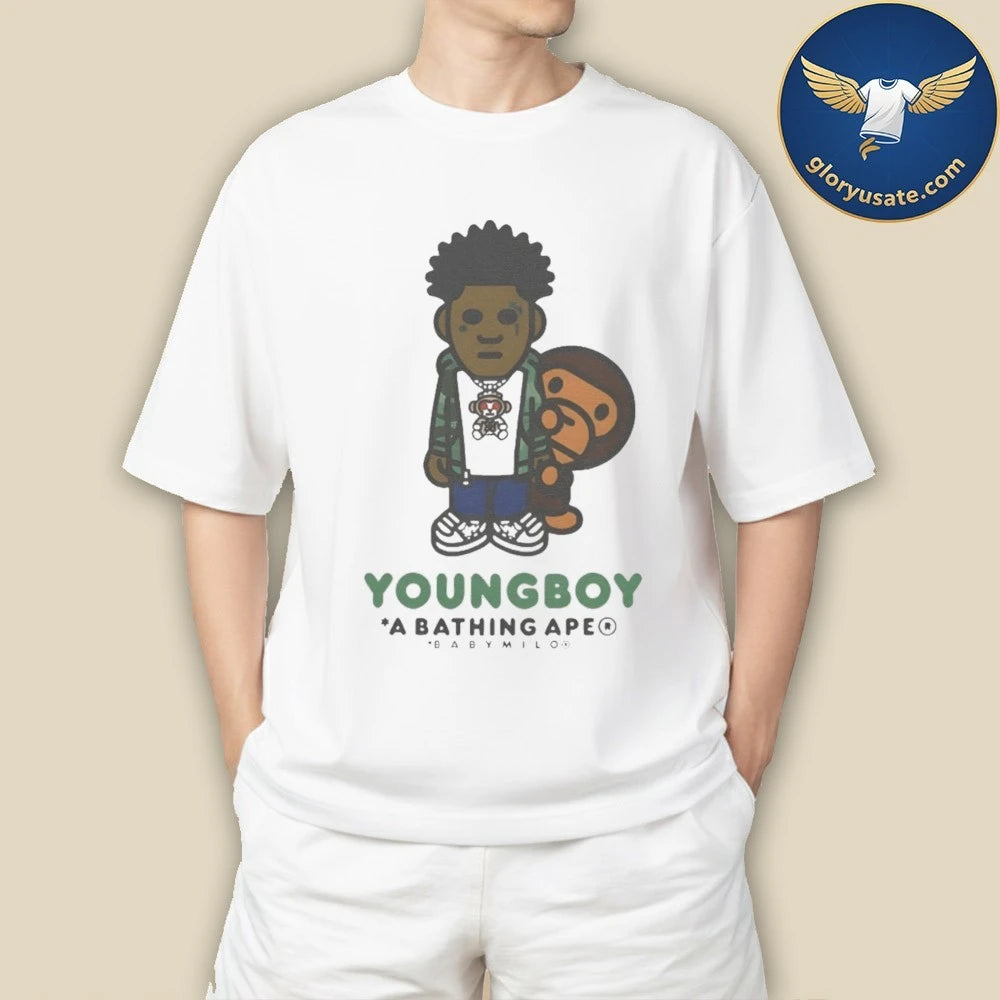 NBA YoungBoy x BAPE Milo Icon T-Shirt