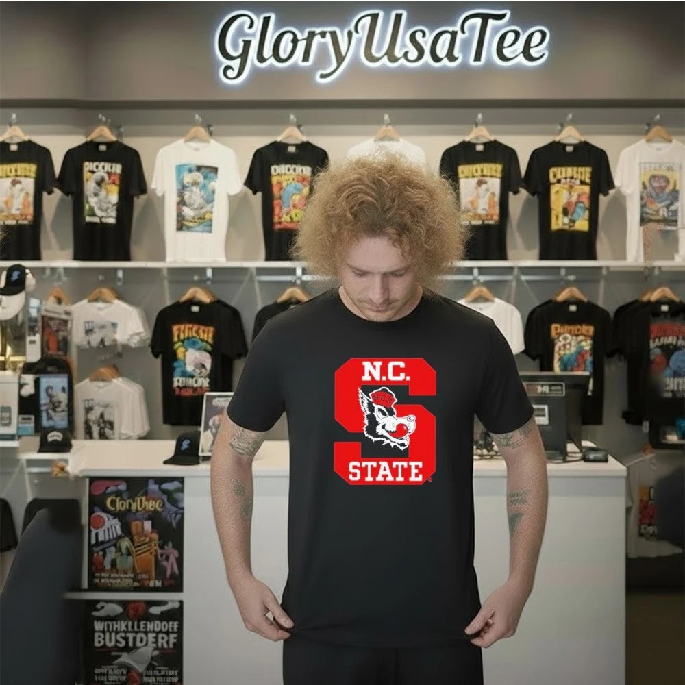 NC State Will Wade Slobbering Wolf Shirt