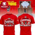 NC State Wolfpack 2025 Gasparilla Bowl Champs Two Sided Shirt