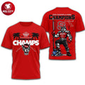 NC State Wolfpack Union Home Mortgage Gasparilla Bowl Champs 2025 Two Sided Shirt