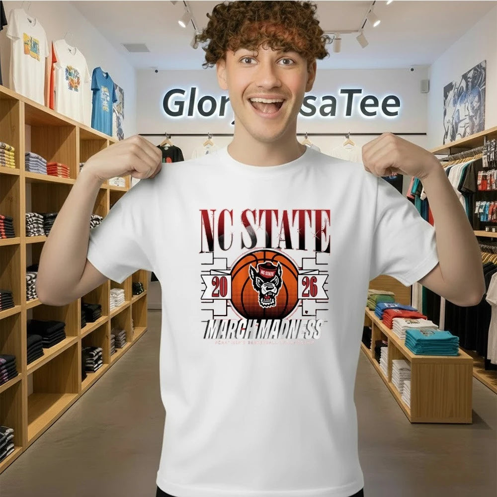 NC State Wolfpack WBB 2026 March Madness NCAA Men’s Basketball Championship Shirt