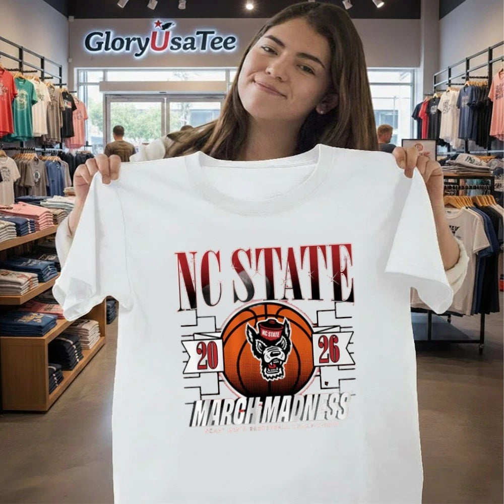 NC State Wolfpack WBB 2026 March Madness NCAA Men’s Basketball Championship Shirt