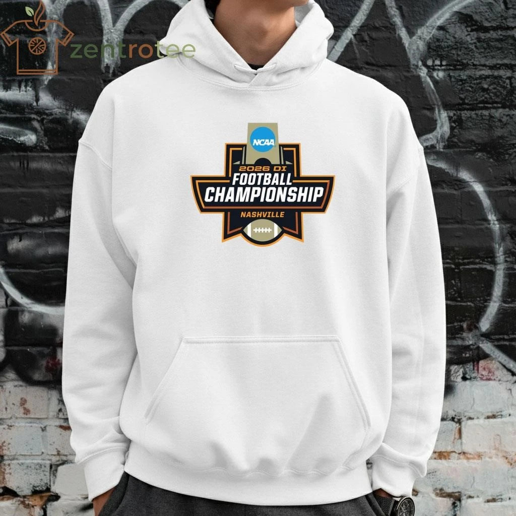 NCAA 2026 DI Football Championship Nashville logo tee