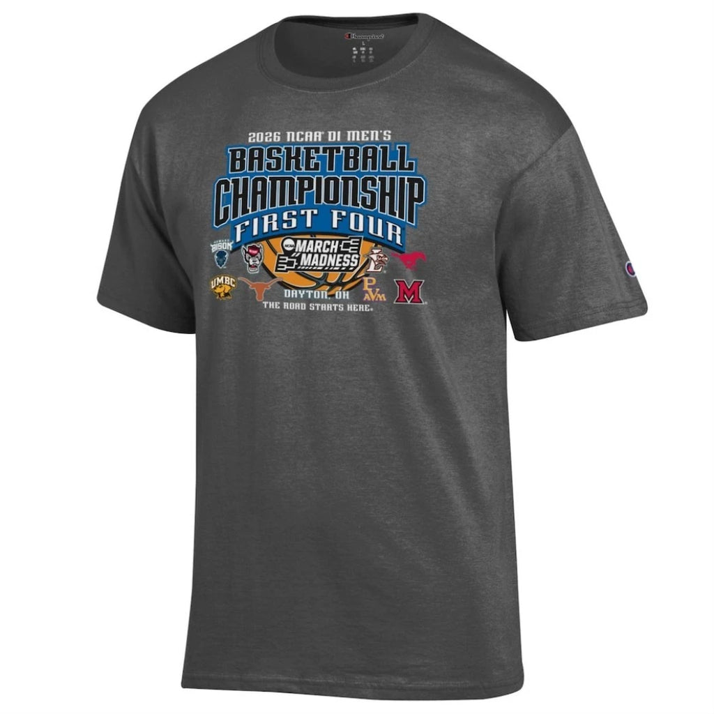NCAA 2026 March Madness First Four Dayton The Road Starts Here T-Shirt