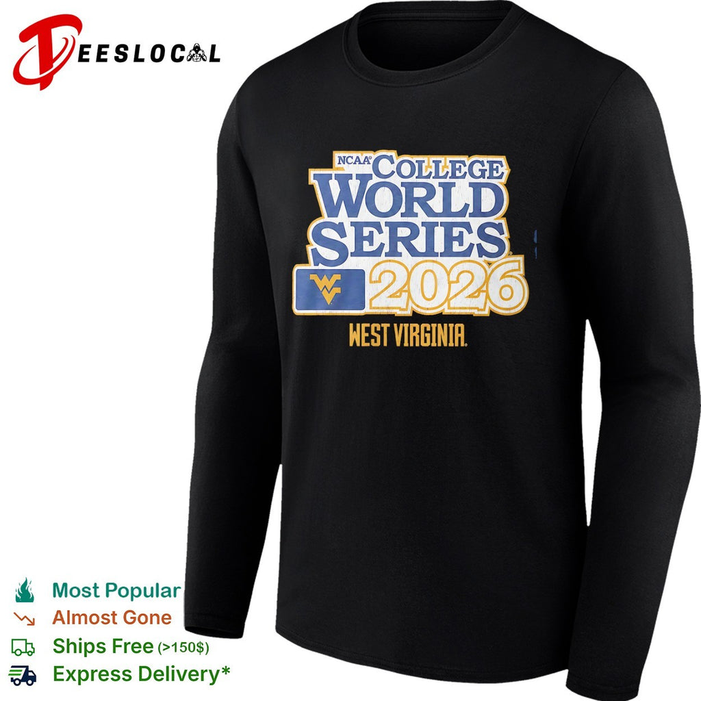 NCAA College World Series 2026 West Virginia Mountaineers Baseball shirt