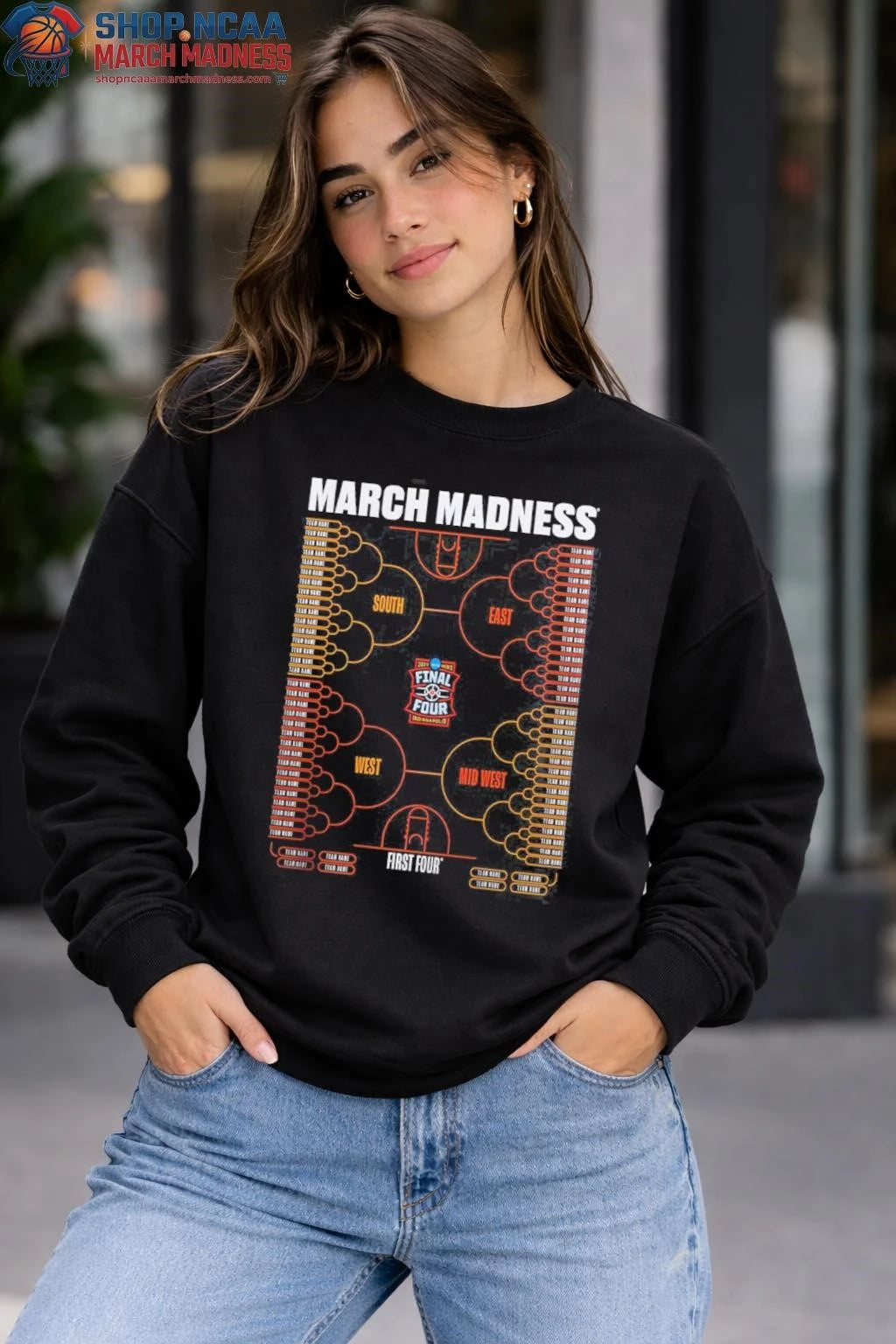 NCAA Men’s Basketball Tournament March Madness 2026 Bracket The Road Ends Here Road To Final Four T-Shirt March Madness 2026 Bracket The Road Ends Here