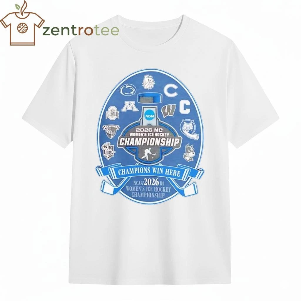 NCAA National Collegiate Women’s Ice Hockey Championship 2026 sport teams logo shirt