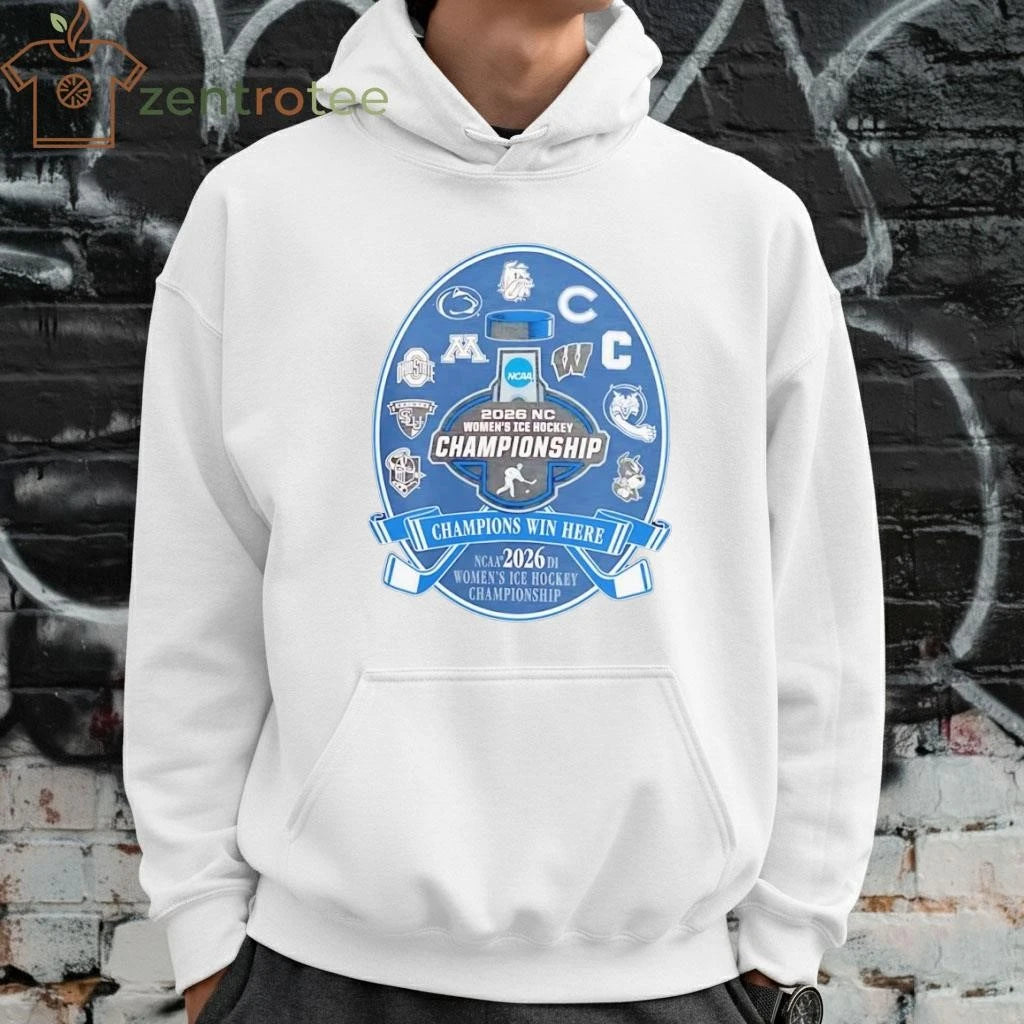 NCAA National Collegiate Women’s Ice Hockey Championship 2026 sport teams logo shirt