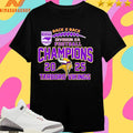 NCHSAA Back 2 Back Division 2A Football Champions 2025 Tarboro Vikings Shirts