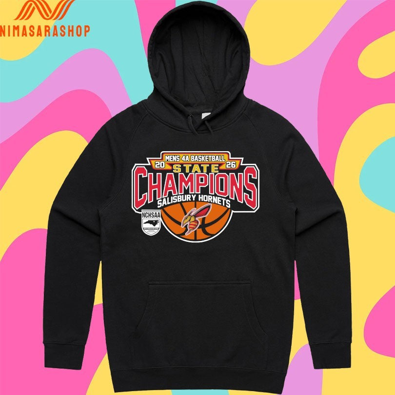 NCHSAA Men’s 4a Basketball State Champions Salisbury Hornets 2026 Shirts