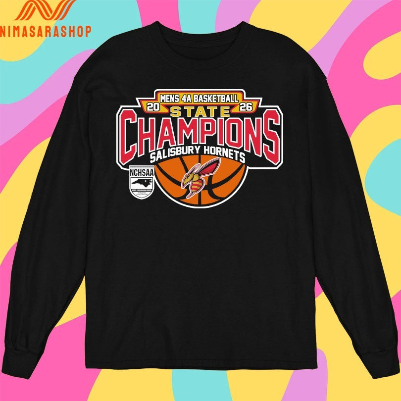 NCHSAA Men’s 4a Basketball State Champions Salisbury Hornets 2026 Shirts