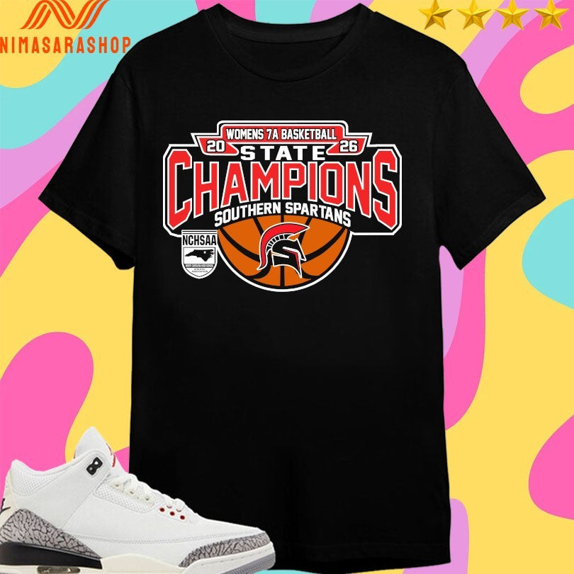 NCHSAA Women’s 7a Basketball State Champions Southern Spartans Shirts