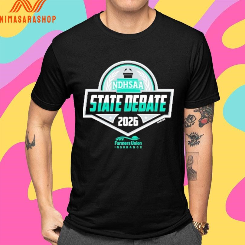 NDHSAA State Debate 2026 Farmers Union Insurance Shirts