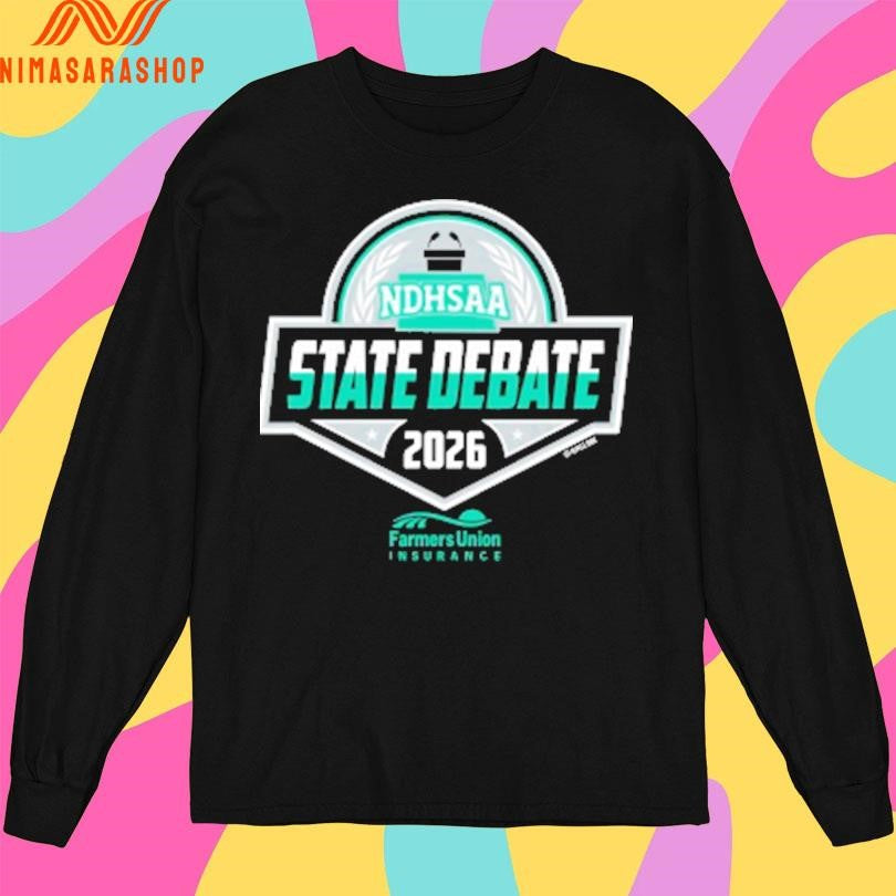 NDHSAA State Debate 2026 Farmers Union Insurance Shirts