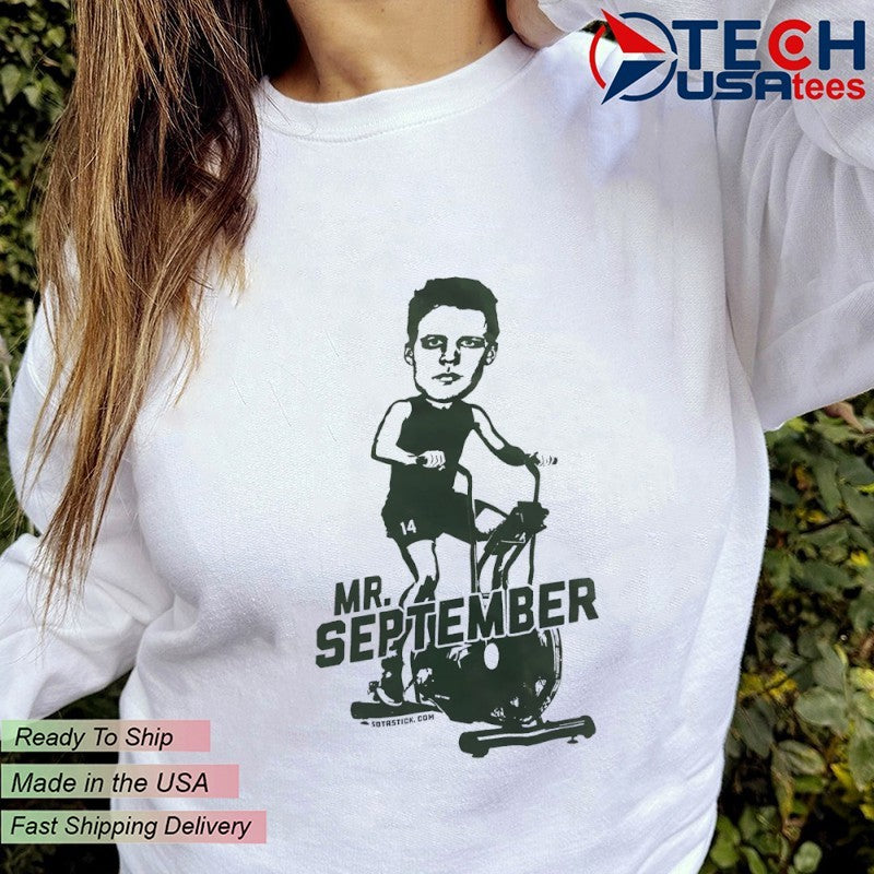 Mr September Joel Eriksson Ek Minnesota Wild caricature shirt
