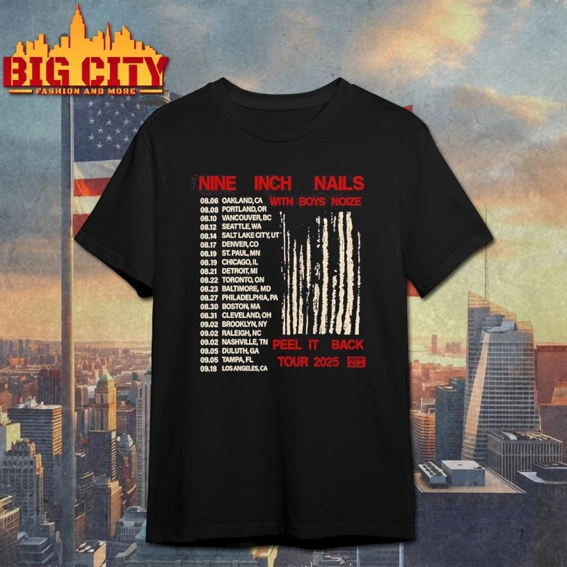 NIN 2025 Peel It Back Tour Shirts