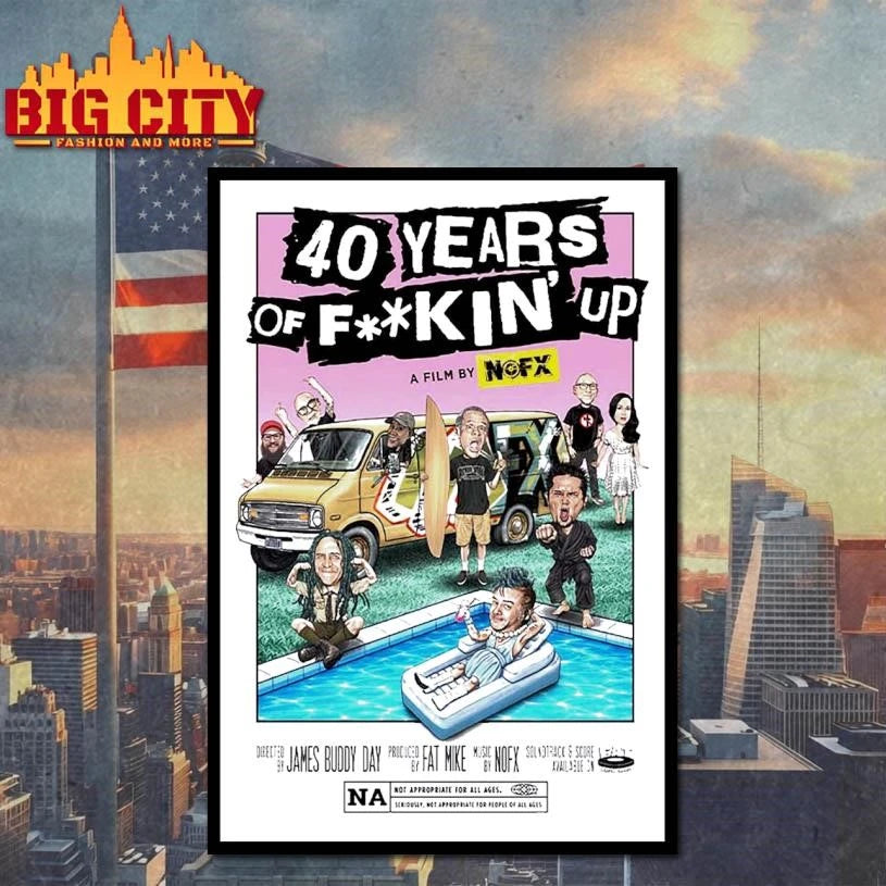 NOFX 40 Years Of Fucking Up A Film By NOFX Shirt