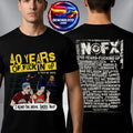 NOFX 40 Years of Fuckin’ Up A Film By NOFX This Movie Sucks Two Sided Shirt