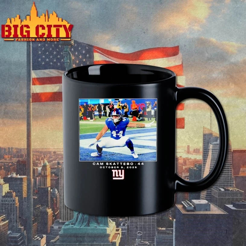 NY Giants Cam Skattebo 44 October 9 2025 Shirt