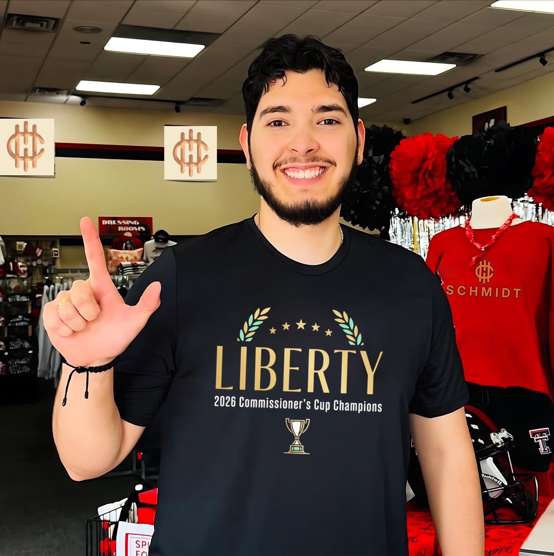 NY Liberty 2026 Commissioner’s Cup Champions trophy shirt