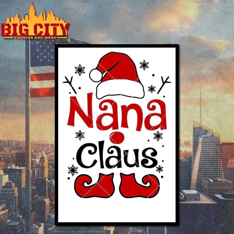 Nana Claus Christmas Shirt