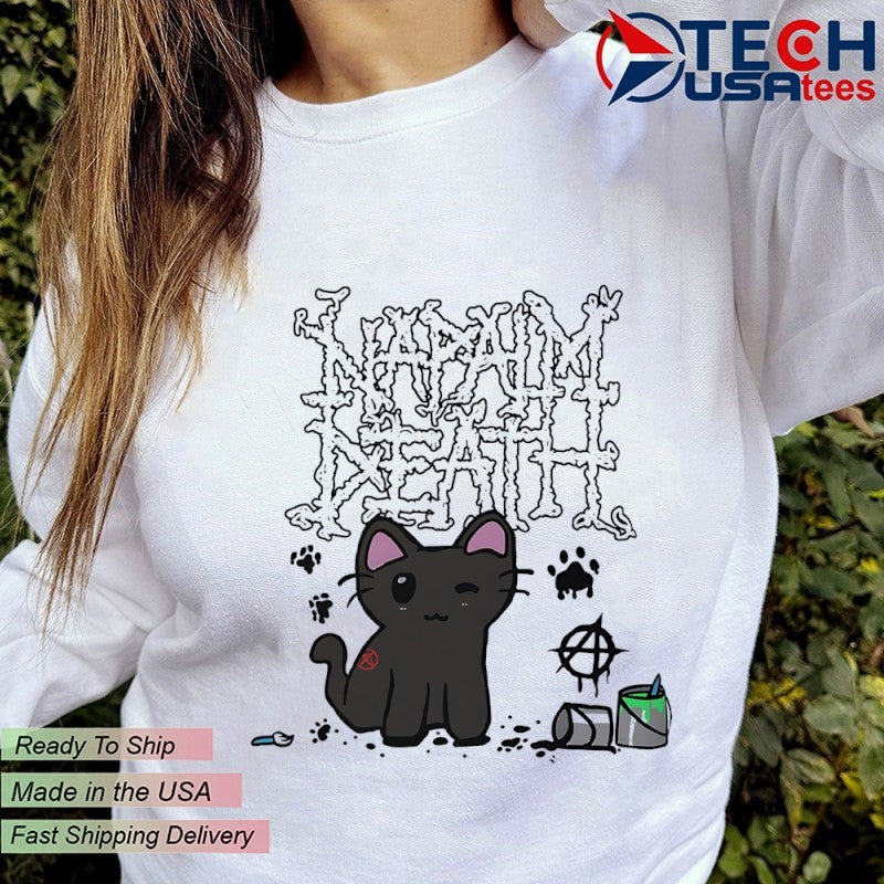 Napalm Death cat shirt