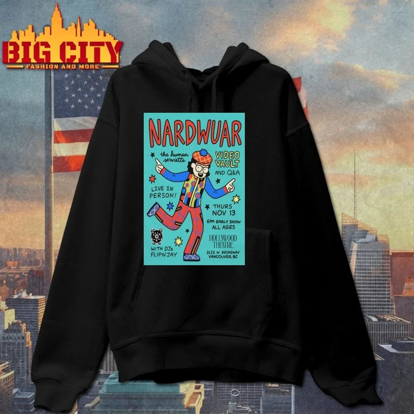 Nardwuar Hollywood Theatre In Vancouver BC November 13 2025 Poster Shirt