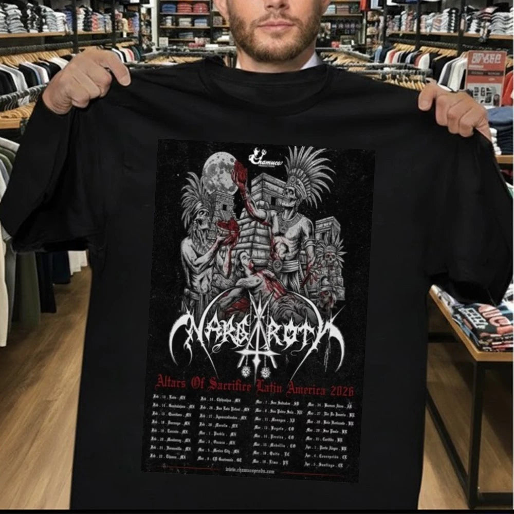 Nargaroth Altars Of Sacrifice Latin America 2026 Show Poster Shirt