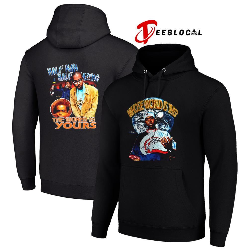 Nas Washed whose world is this half man half amazing the world is yours graphic shirt