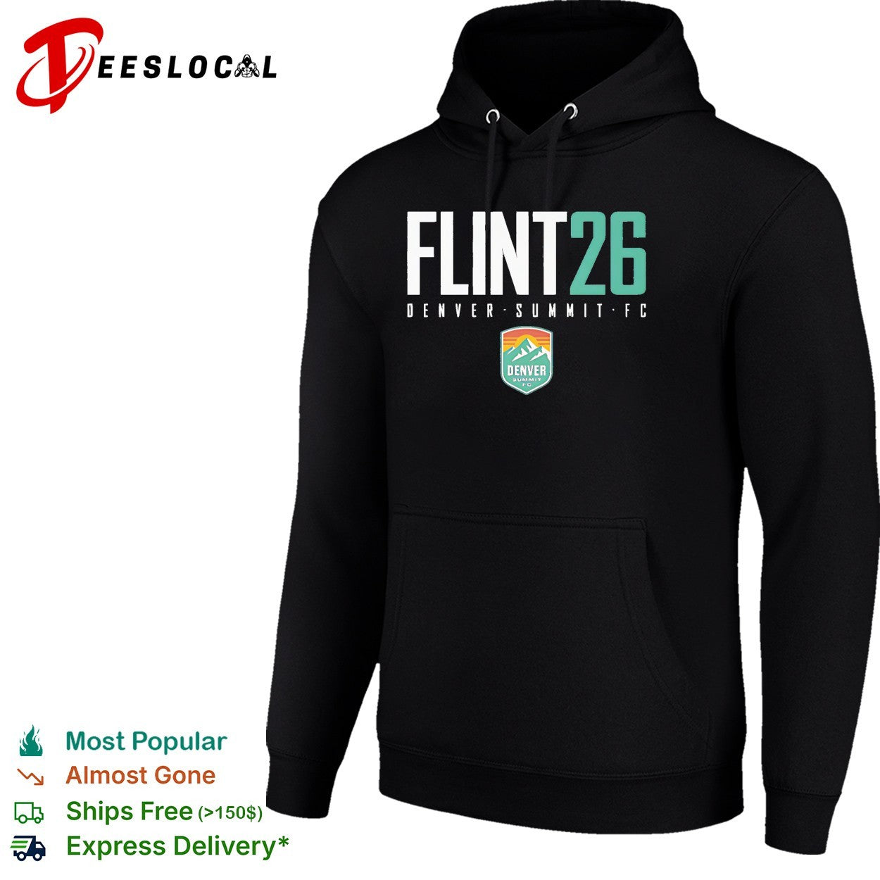 Natasha Flint 26 Denver Summit FC professional women’s soccer team shirt
