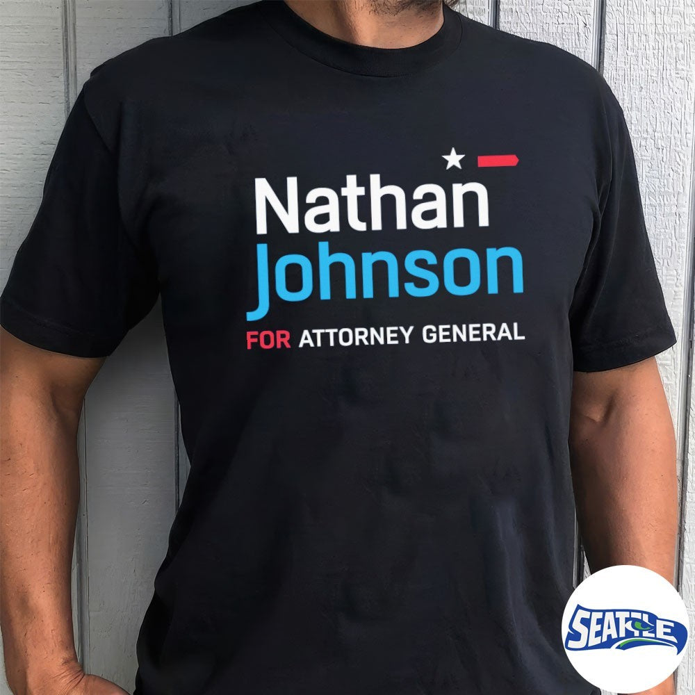Nathan Johnson For Attorney General 2026 shirt