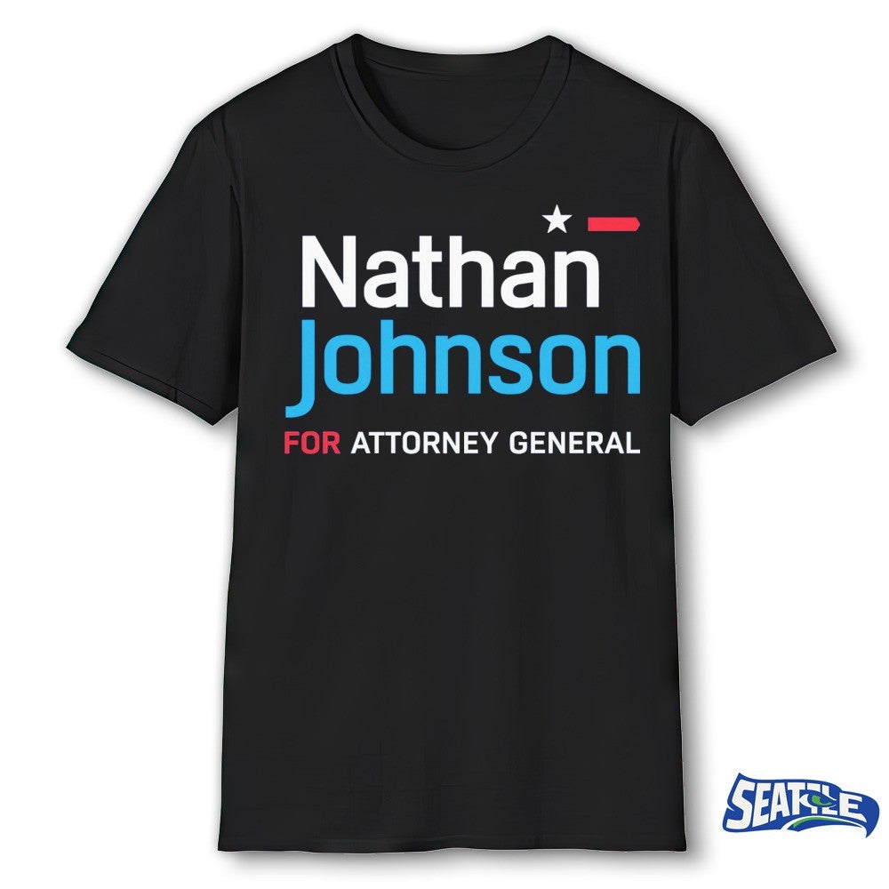 Nathan Johnson For Attorney General 2026 shirt