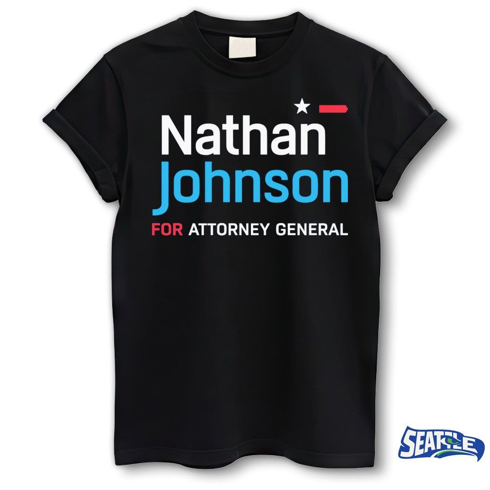 Nathan Johnson For Attorney General 2026 shirt
