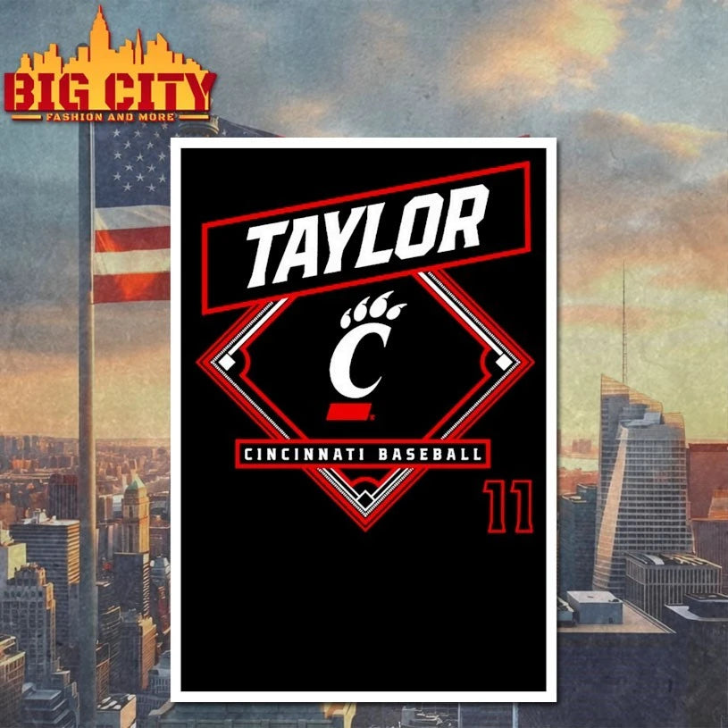 Nathan Taylor Cincinnati Bearcats Baseball T-shirt
