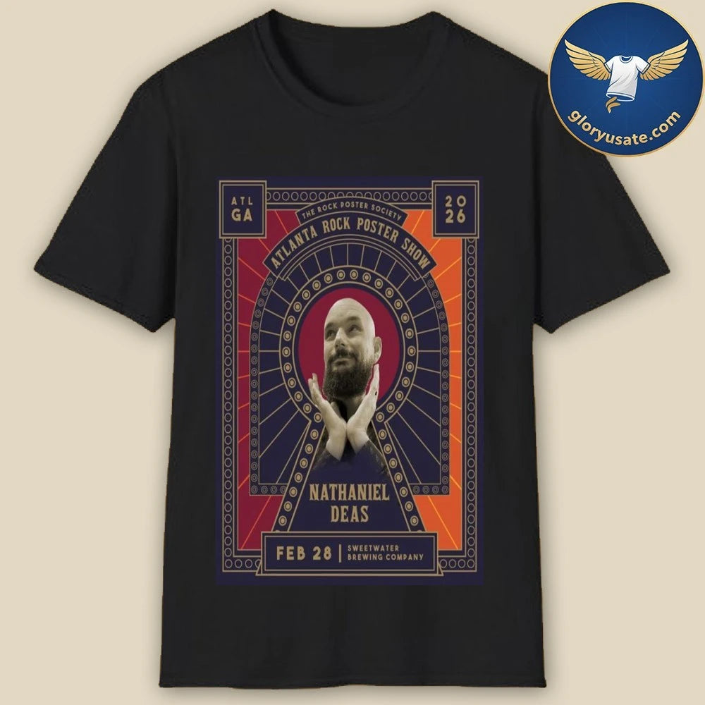 Nathaniel Deas Sweetwater Brewing Company February 28 2026 Tour Poster Shirt