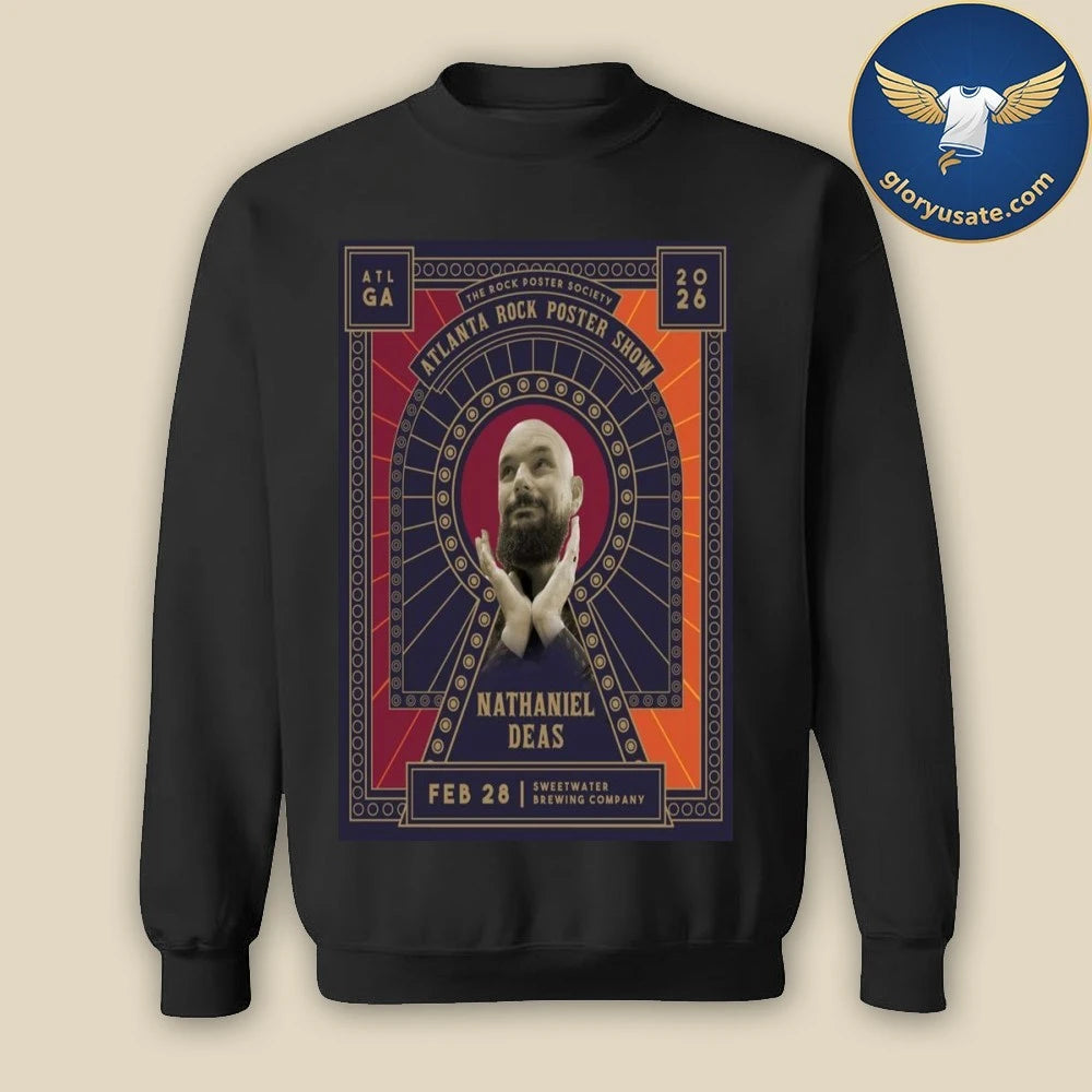 Nathaniel Deas Sweetwater Brewing Company February 28 2026 Tour Poster Shirt
