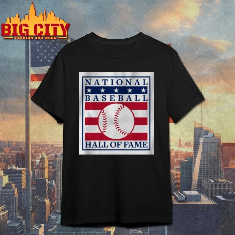 National Baseball Hall of Fame Primary Logo Natural shirt