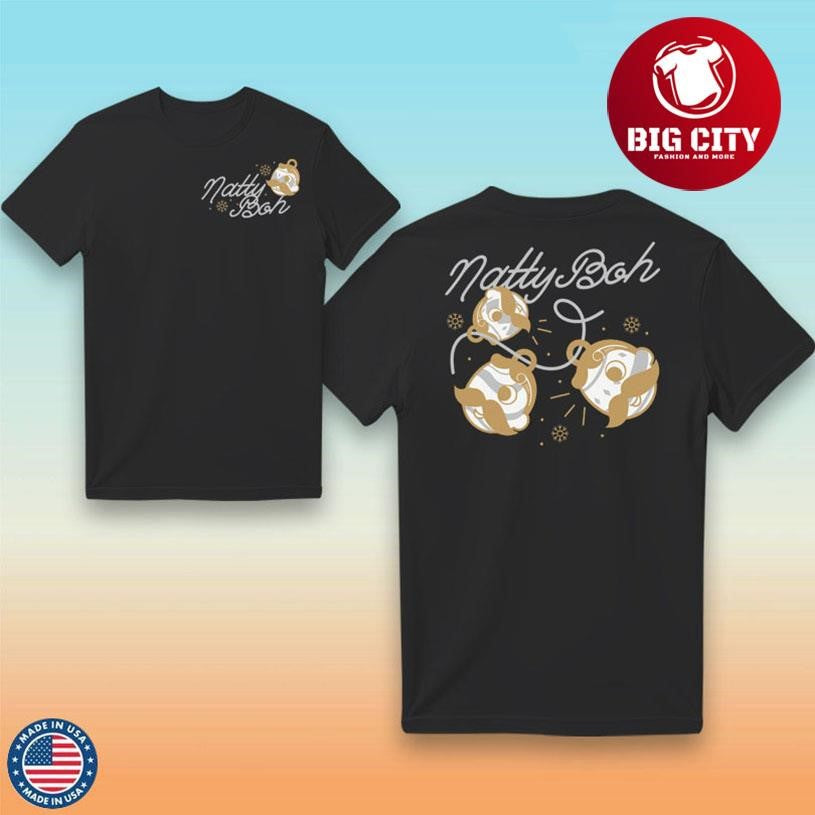 National Bohemian Natty Boh Holiday 2025 Two Sided Shirt