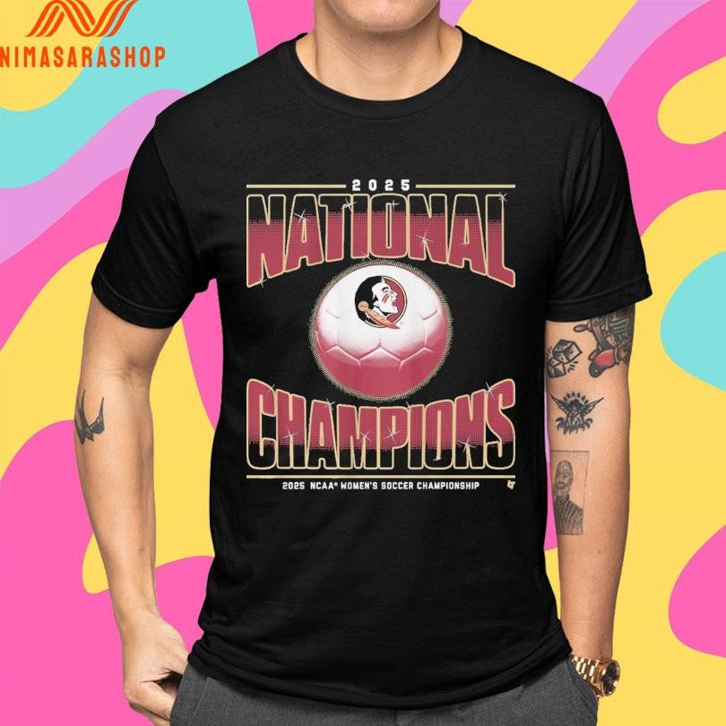 National Champions 2025 NCAA Women’s Soccer Championship Shirts