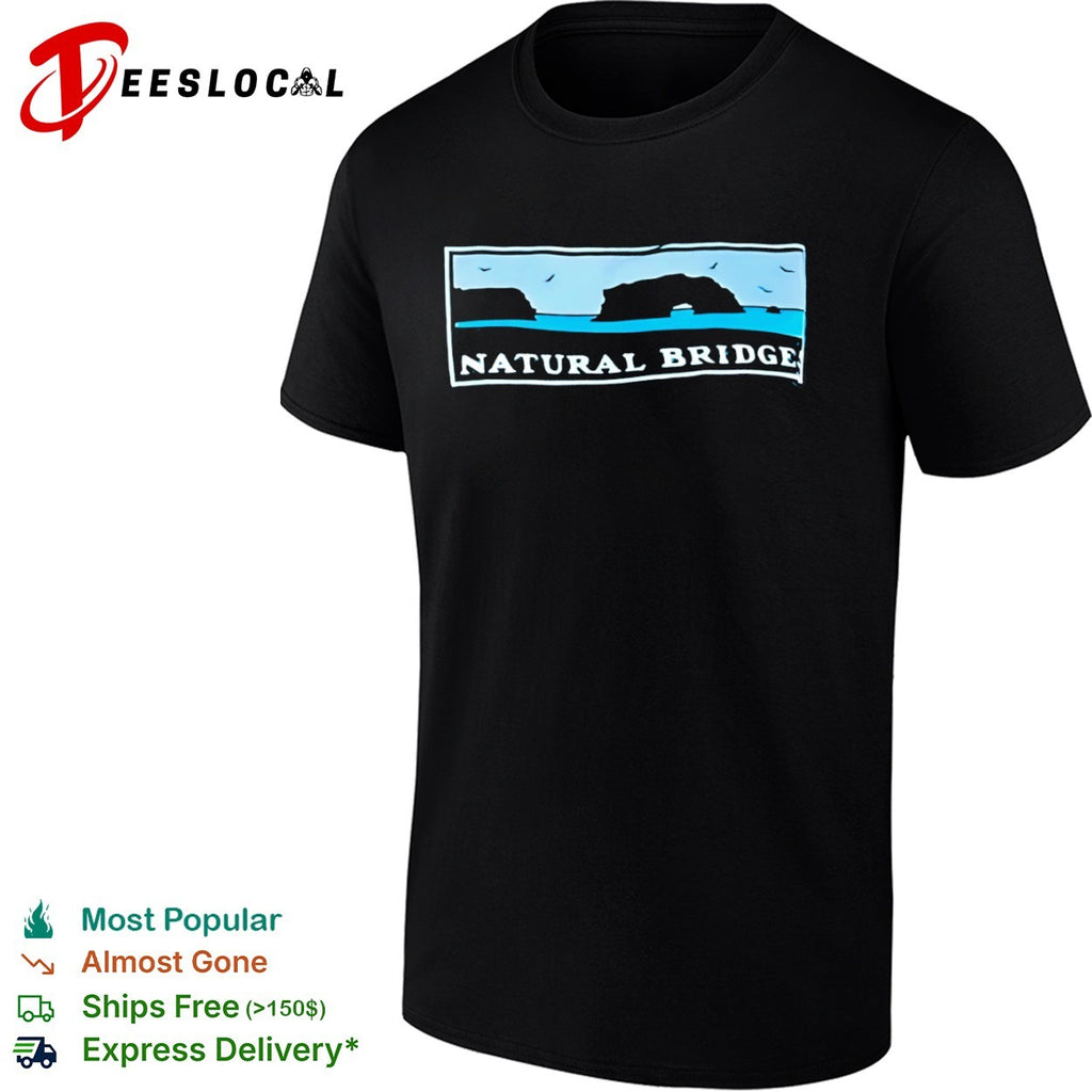 Natural Bridges Beach Santa Cruz California Landscape shirt