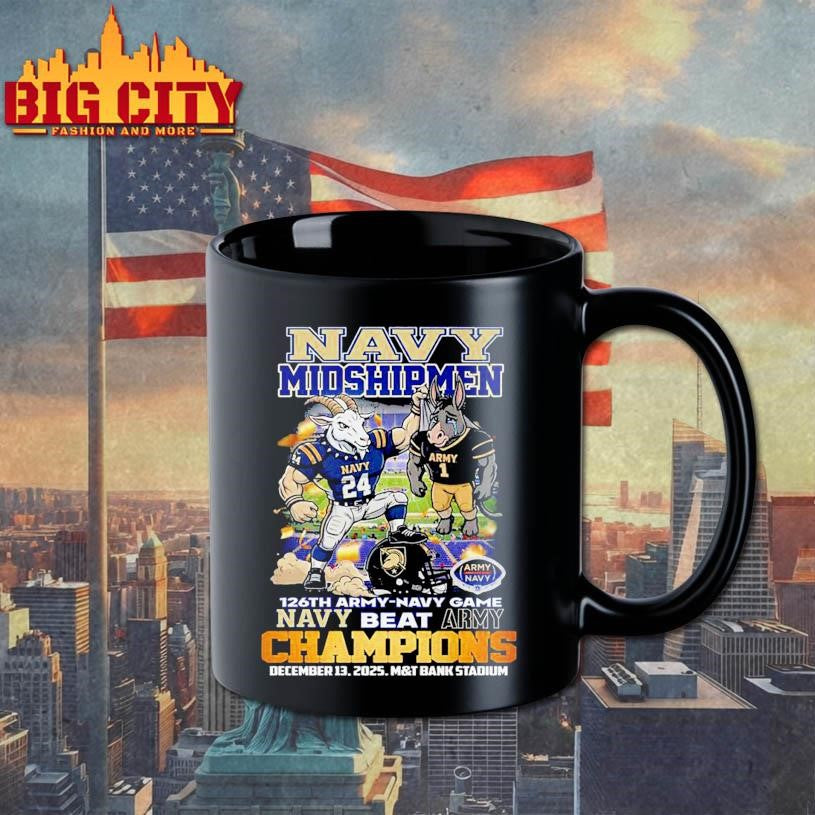 Navy Midshipmen 126th Army-Navy Game Champions Vintage Shirt