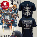 Navy Midshipmen Commander-In-Chief’s Trophy Champions 2025 Season Two Sided Shirt