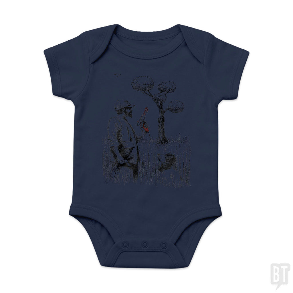 Dog Man Baby One-Piece